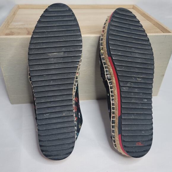Diane Von Furstenberg- Women's Tulum Espadrilles- Shoes- Navy- Size 6 - Picture 6 of 7